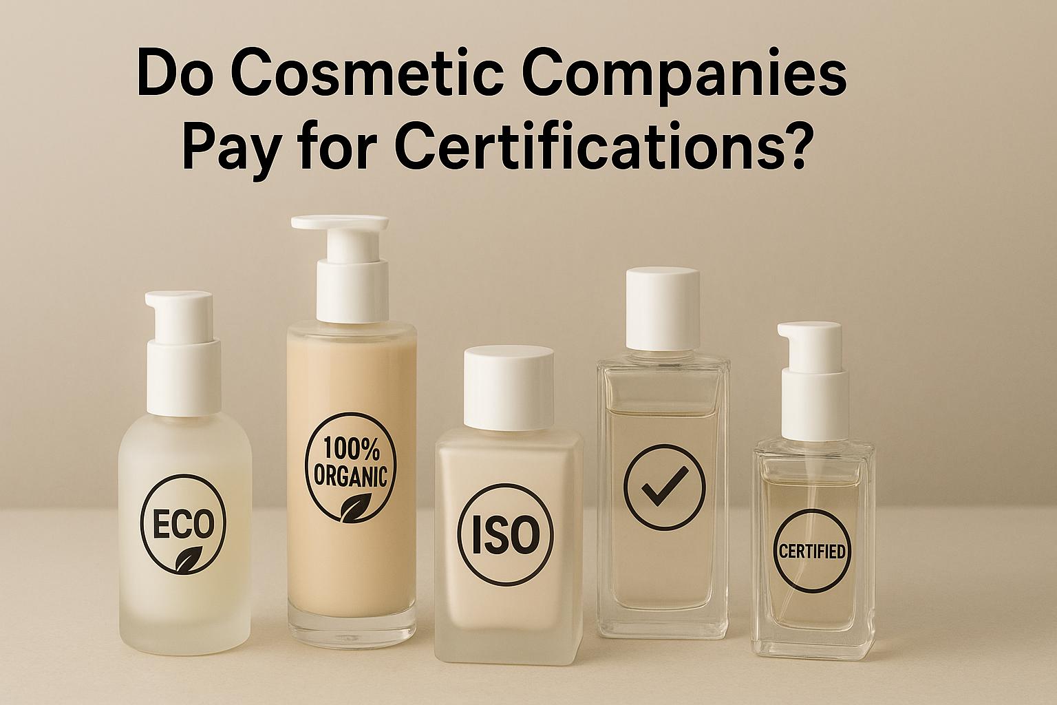 Do Cosmetic Companies Pay to Have Certifications on Their Packaging