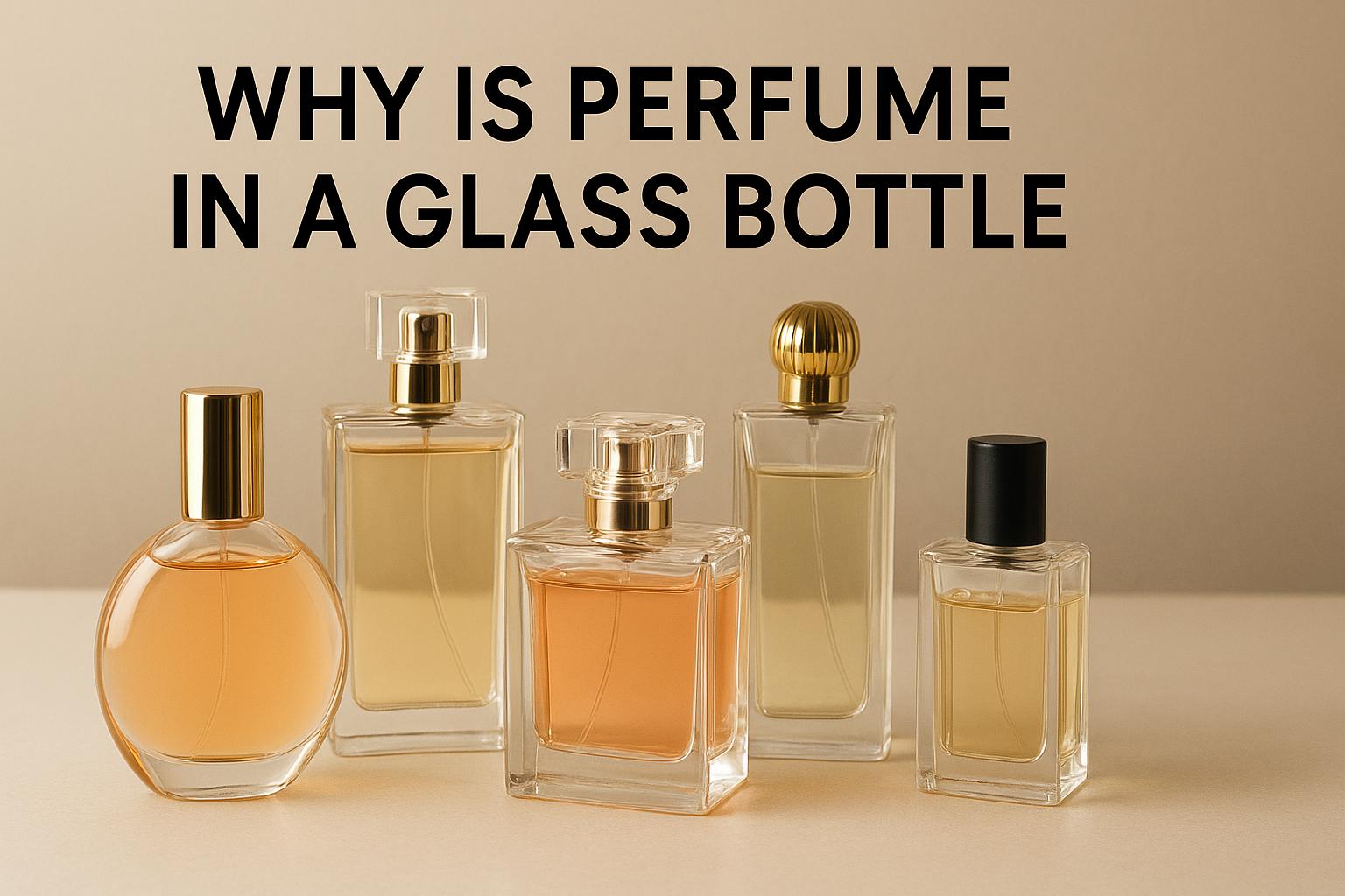 why is perfume in a glass bottle