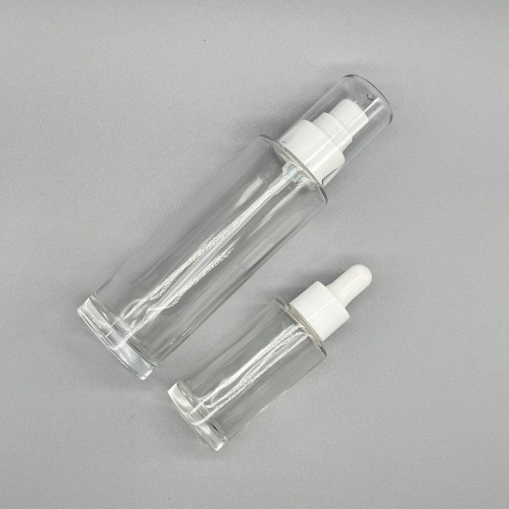 glass bottle cylinder 100ml, 30ml